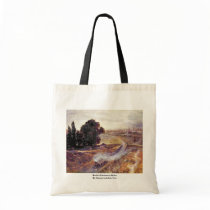 Berlin-Potsdamer Bahn By Menzel Adolph Von Canvas Bag