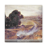Berlin-Potsdamer Bahn By Menzel Adolph Von Fridge Magnets