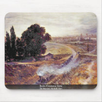 Berlin-Potsdamer Bahn By Menzel Adolph Von Mousepads