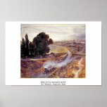 Berlin-Potsdamer Bahn By Menzel Adolph Von Print
