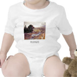 Berlin-Potsdamer Bahn By Menzel Adolph Von Baby Bodysuit