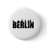 Berlin Skyline Skyscrapers City Button