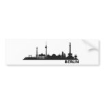 Berlin skyline stickers bumper sticker