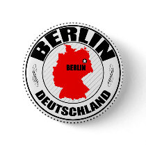 Berlin Stamp A002 Pinback Buttons
