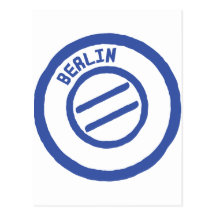 berlin stamp postcards