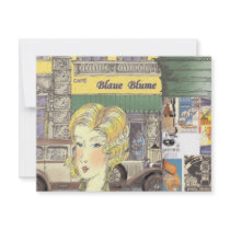 Berlin Street Scene 1920s Personalized Announcement