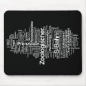 Berlin Tag Cloud - Mousepad by theberlinimage Berlin Tag Cloud - Mousepad
