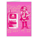 Berlin-Techno-Tusii doll pink Cards