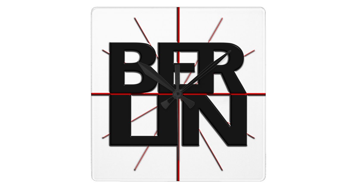 Berlin Timezone Wall Clock | Zazzle