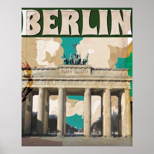 Berlin Vintage Travel Poster | Zazzle