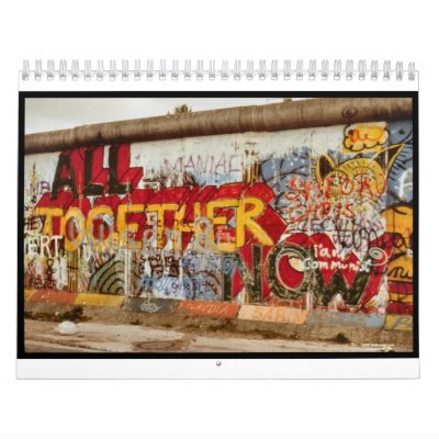 Berlin Wall Calendar by BERLINWALLART