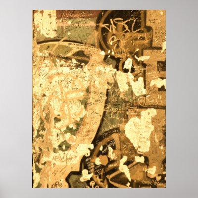 Berlin Wall Closeup Print by mattyb1387