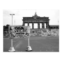 Berlin Wall Postcard