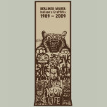 BERLIN WALL SECTION BY INDIANO'S GRAFFITIS