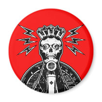 BERLINBONEZ BROADCASTING COMPANY FRIDGE MAGNET