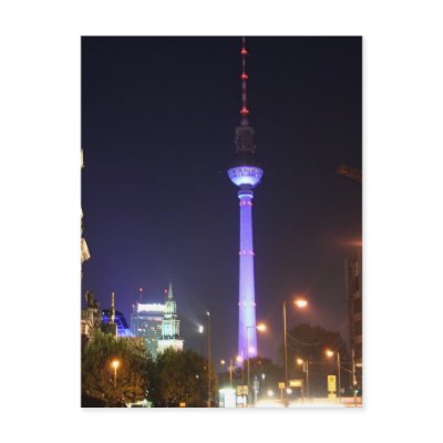 Berliner Fernsehturm Post Card by Schwanitz
