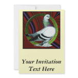 Berliner Pigeon Circle Custom Invitations
