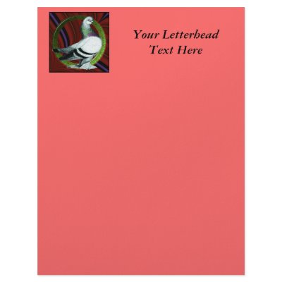 Berliner Pigeon Circle Custom Letterhead by diane_jacky