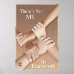 Berm-Tech There is No Me in Teamwork Poster