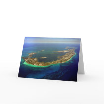 Bermuda Aerial Photograph Greeting Cards