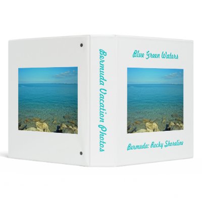 Bermuda: Blue Green Waters Binder by GardenOfLife