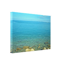 Bermuda:  Blue Green Waters Stretched Canvas Print