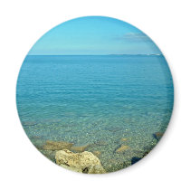 Bermuda: Blue Green Waters Refrigerator Magnets