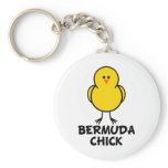 Bermuda Chick Keychain