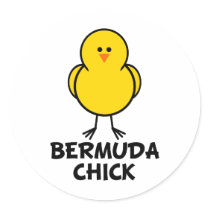Bermuda Chick stickers