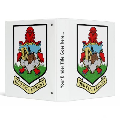 Bermuda Coat of Arms detail Binders by representmycountry