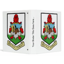 Bermuda Coat of Arms detail Binders
