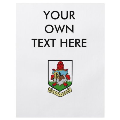 Bermuda Coat of Arms Flyer by flagshirts