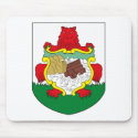 Bermuda Coat of Arms Mousepad by FlagTshirts Bermuda Coat of Arms Mousepad