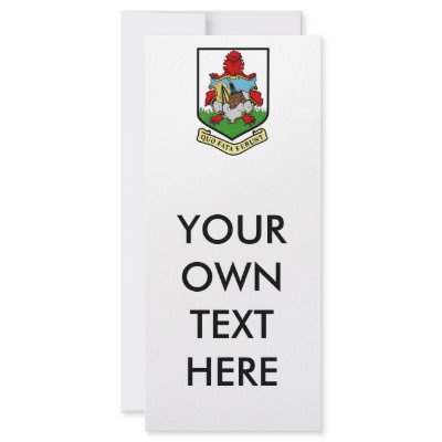 Bermuda Coat of Arms Rack Cards by flagshirts