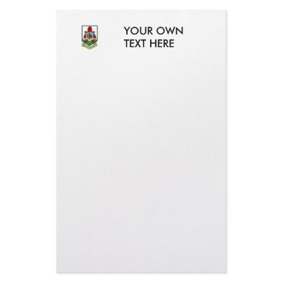 Bermuda Coat of Arms Stationery by flagshirts