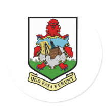 Bermuda Coat of Arms Round Sticker