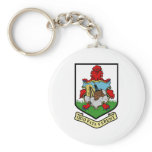 Bermuda Coat Of Arms With Motto Key Chain