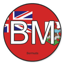Bermuda Euro Sticker