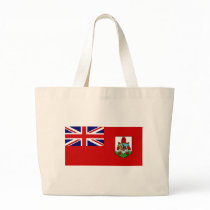 Bermuda Flag BM Tote Bags