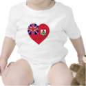 Bermuda Flag Heart t-shirts by Vexillophile Bermuda Flag Heart t-shirts