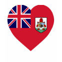 Bermuda Flag Heart t-shirts by Vexillophile Bermuda Flag Heart t-shirts