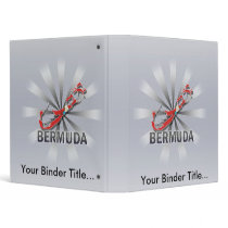 Bermuda Flag Map 2.0 3 Ring Binder