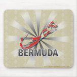 Bermuda Flag Map 2.0 Mousepads