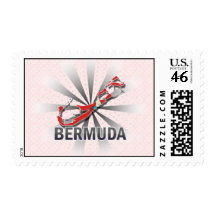 Bermuda Flag Map 2.0 Stamps