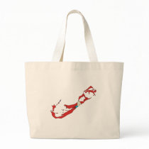 Bermuda flag map bags