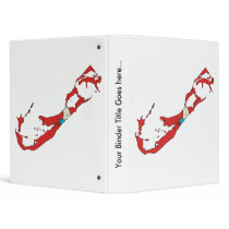Bermuda Flag Map full size Vinyl Binders