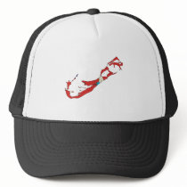 Bermuda Flag Map full size Trucker Hat