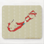 Bermuda Flag Map full size Mouse Pad