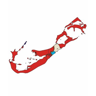 Bermuda flag map t shirts by FlagStore
