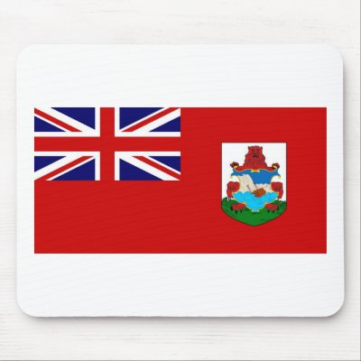 Bermuda Flag Mouse Pad by worldtees